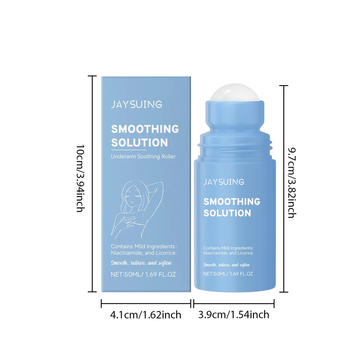 -Free Shipping!!!- Underarm After Shave Soothing Roller Moisturizing Relieve Armpit Skin Pain Discomfort Reduce Redness Improve Dullness Quick-Dry